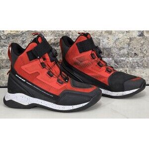 SHIMA Takeshi Motorcycle Shoe Moto Boot Red Black Urban Street Men's 10.5 | 44